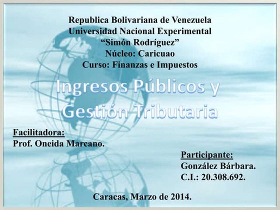 Presentación Politica Economica