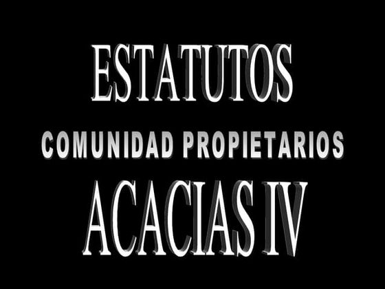 ESTATUTOS