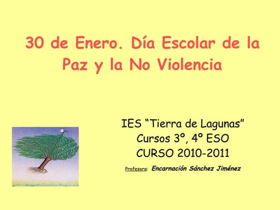 Presentación día de la paz 2011