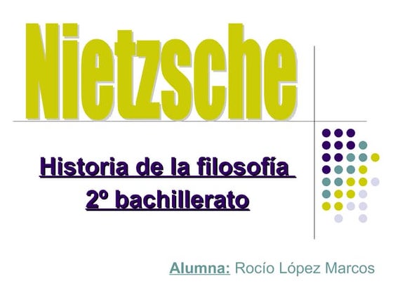 Presentación de Nietzsche
