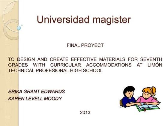 TO DESIGN AND CREATE EFFECTIVE MATERIALS FOR SEVENTH GRADES WITH CURRICULAR A...