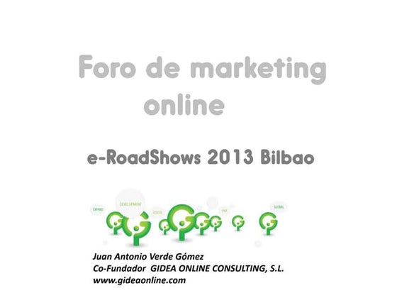 Presentación e-Roadshows Bilbao