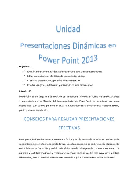 Presentaciones dinamicas