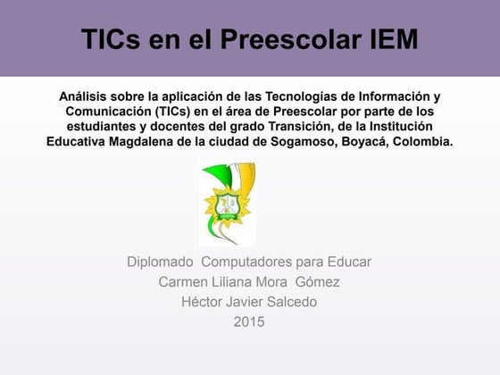 Presentacion proyecto cpe2015