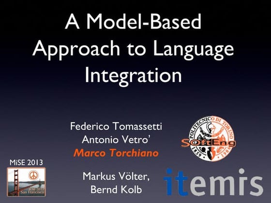 A Model-Based Approach to Language Integration 