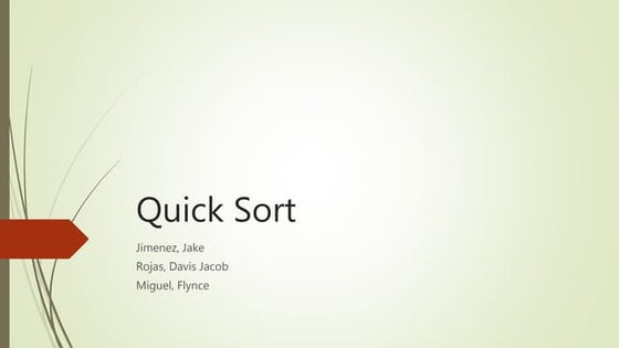 Analysis of Algorithm (Bubblesort and Quicksort)
