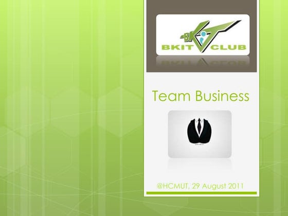 Presentation bkit business