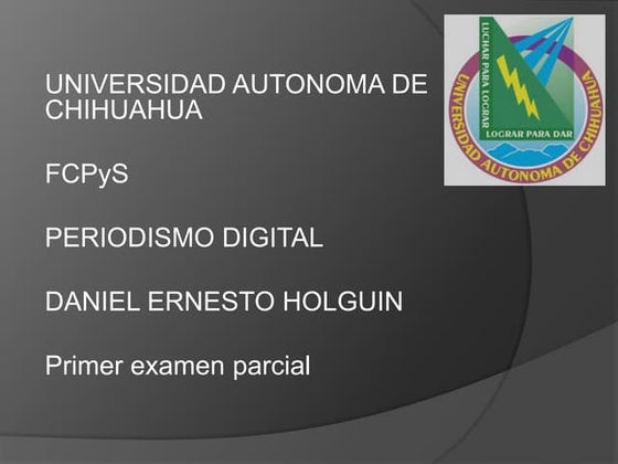 Primer examen parcial