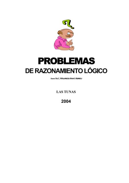 Problemas de razonamiento lógico libro de preguntas