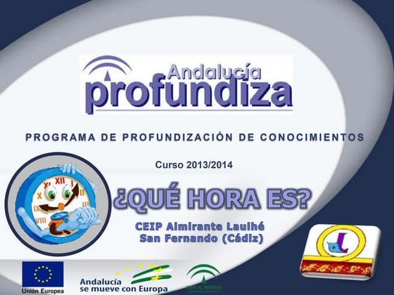 Profundiza ¿Qué hora es?