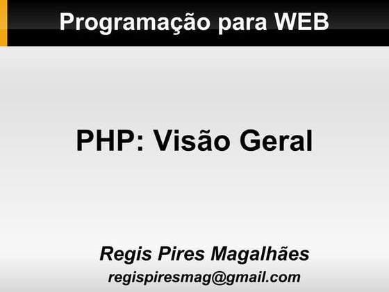 Prog web 01-php-introducao