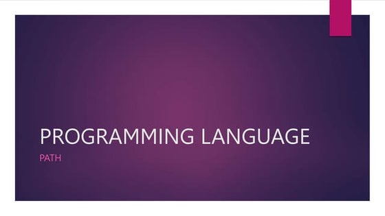 Progamming Path.pptx