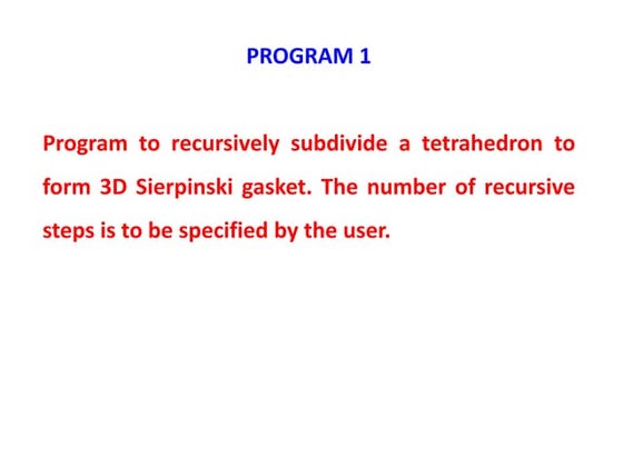 10CSL67 CG LAB PROGRAM 1