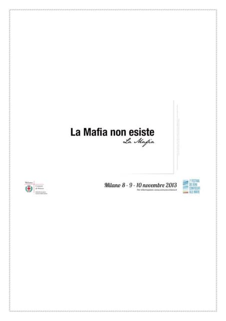 Programma festival beni confiscati mafie 2013