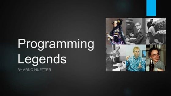 The world's most famous programmers