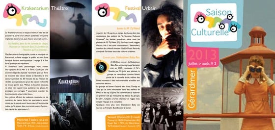 Prog saison culturelle de la VIllde de Gérardmer