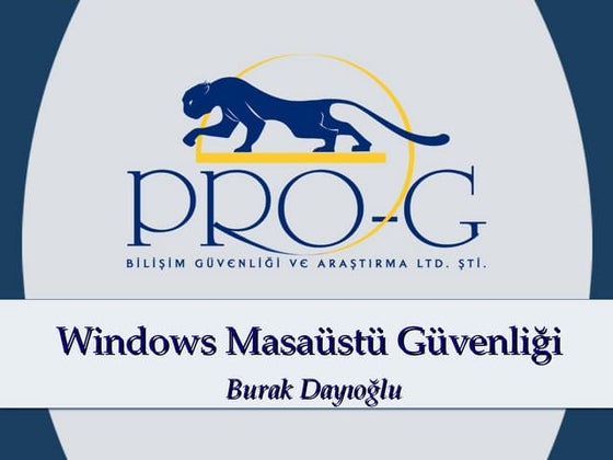 Windows Masaüstü Güvenliği
