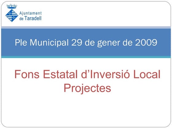 Projectes de Taradell al FEIL