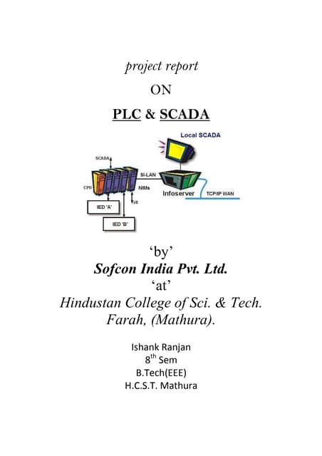 Discription of PLC and SCADA