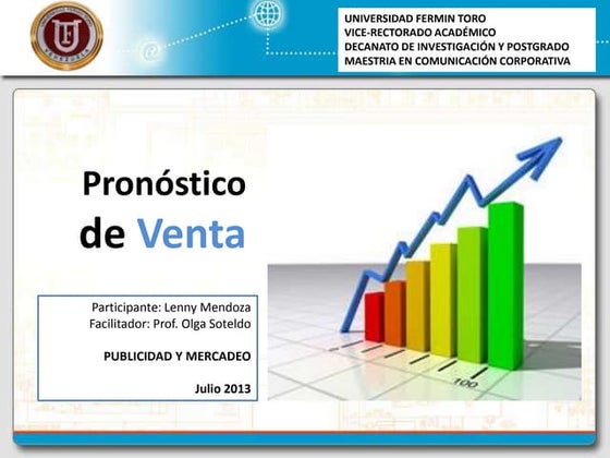 Pronostico de venta