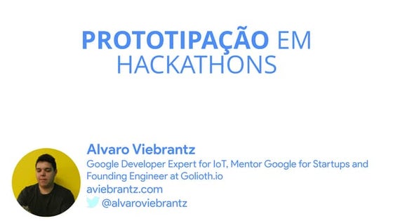 Prototipação em hackathons