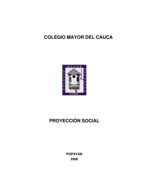 Documento Proyección Social