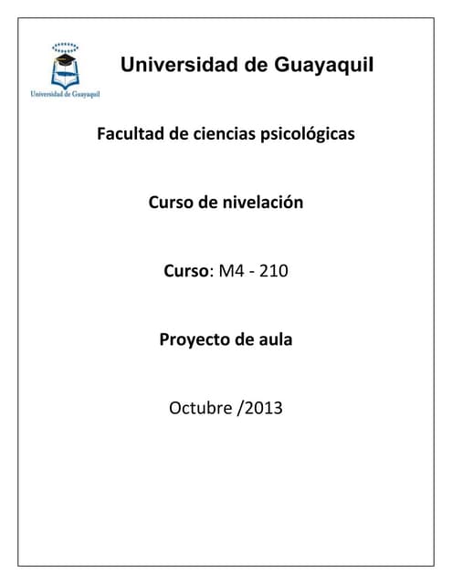 Proyecto de aula