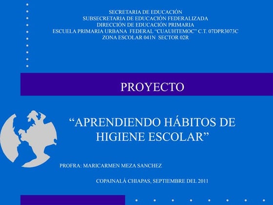 Proyecto de higiene
