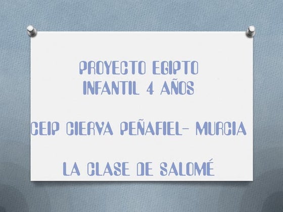 Proyecto egipto
