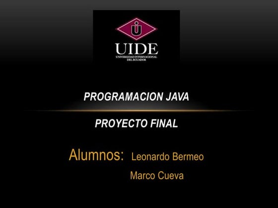 proyecto java