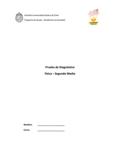 Prueba diagnóstico   2 medio
