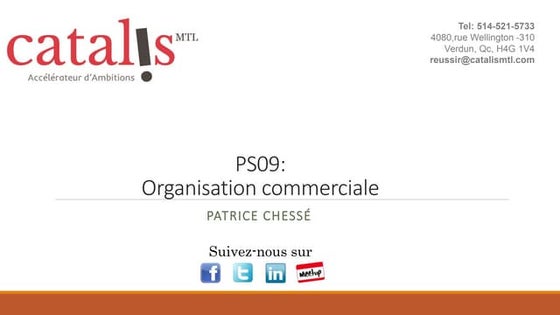 Ps09   organisation commerciale
