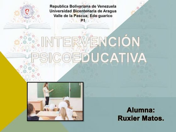 intervención psicoeducativa 