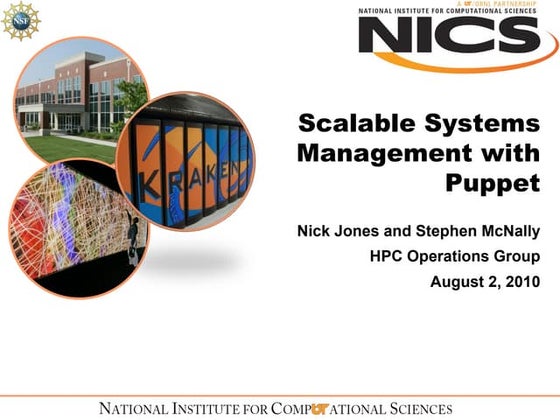 Scalable Systems Management with Puppet