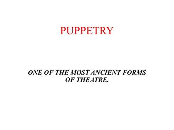 PUPPETS.ppt