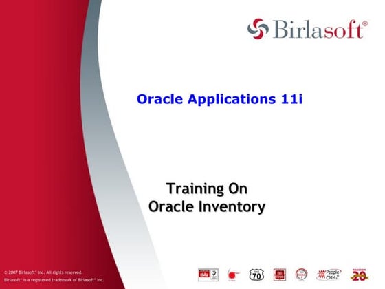 Oracle inventory EBS R11