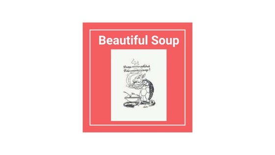 Pydata beautiful soup - Monica Puerto