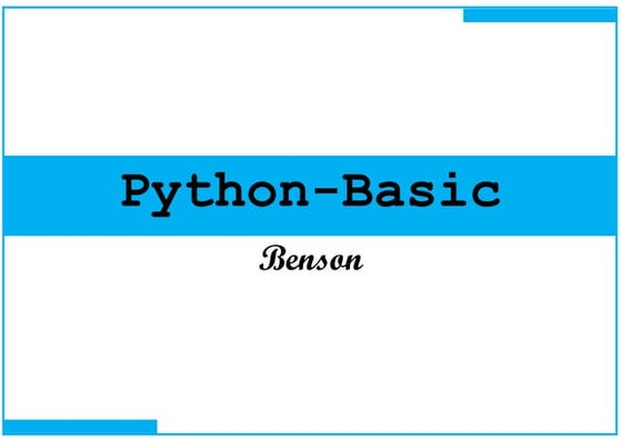 Python   basic - v01