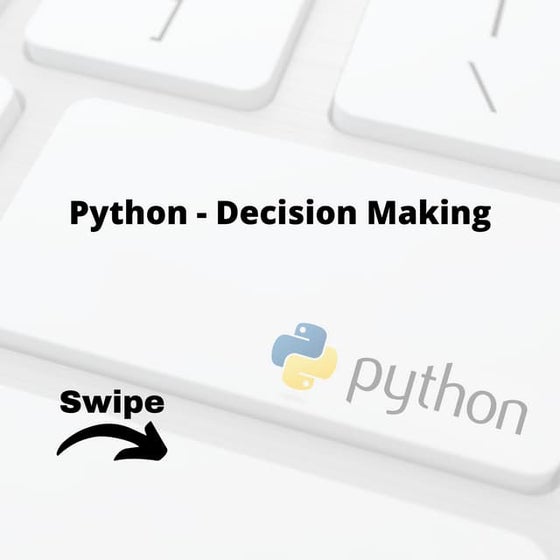 Python   decision making