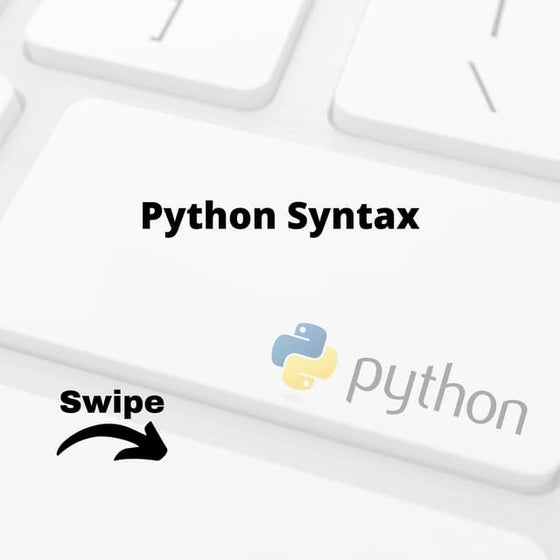Python syntax