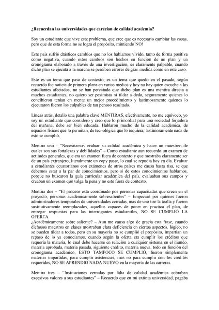Quejas (1)