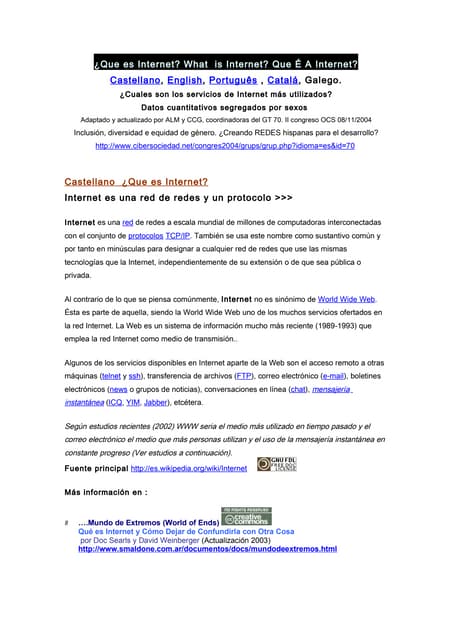 Qué es internet