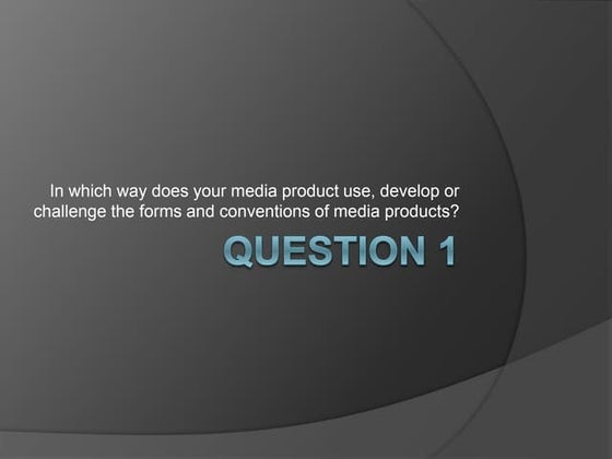 Question 1
