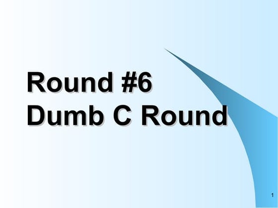 Bible Quiz on John - 6 dumb c