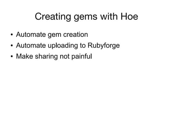 Rails Plugins 2 Hoe