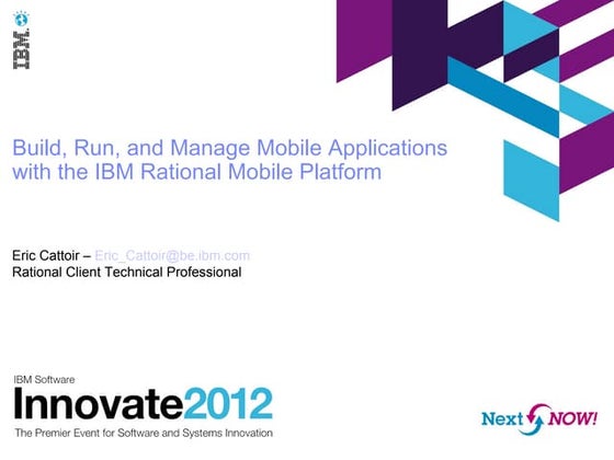 IBM Rational Solution for mobile