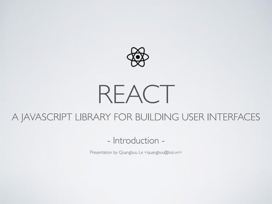 React Introduction