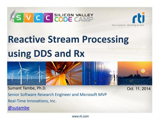 Reactive Stream Processing Using DDS and Rx