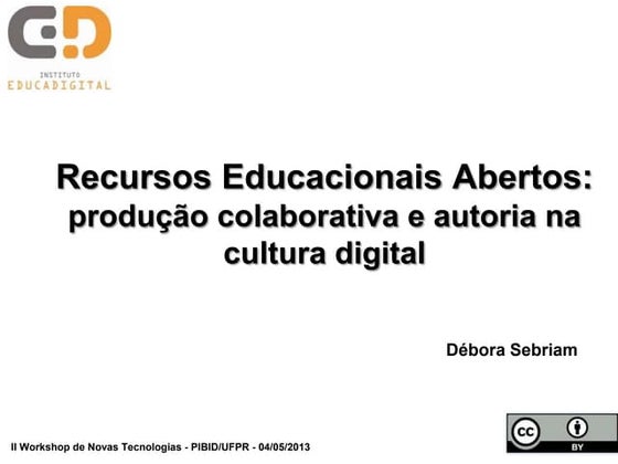 Oficina REA na Universidade Federal do Paraná