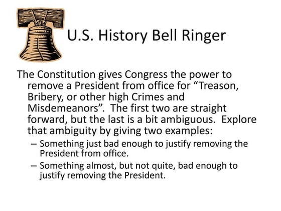 Reconstruction lesson 3a impeachment